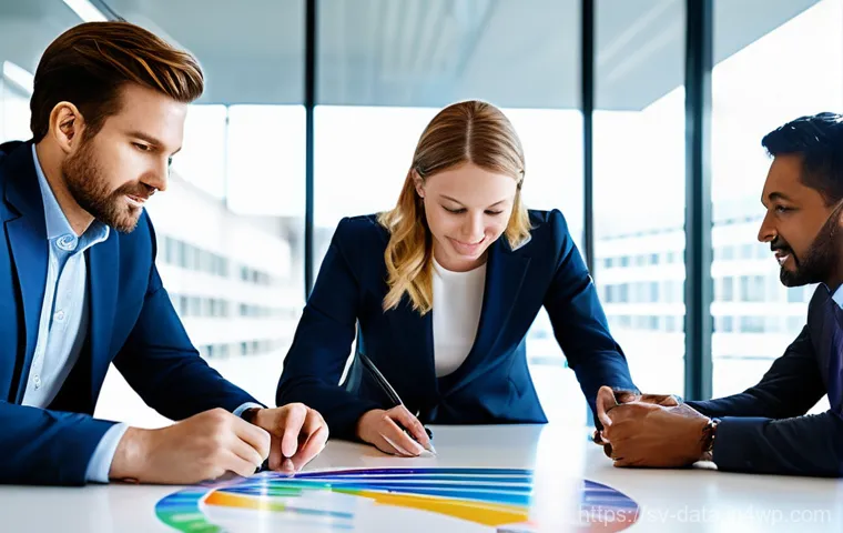 경쟁 분석에서의 그래프 데이터베이스 활용 - **A Deep Dive into Market Dynamics:**
    "A visionary, intelligent female business analyst, dressed...