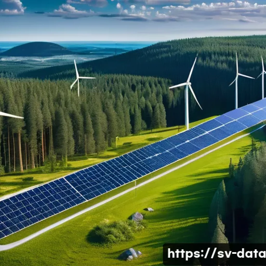 그래프 데이터베이스를 활용한 대안 에너지 분석 - A detailed visualization of a smart energy grid network in Sweden, showing interconnected nodes repr...