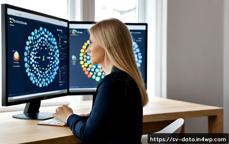 Home 17 고객 세분화를 위한 그래프 데이터베이스 적용 사례 - Photorealistic modern Stockholm retail analytics office, Swedish business analyst examining a large ...
